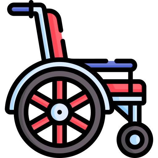 Wheelchair Special Lineal color icon