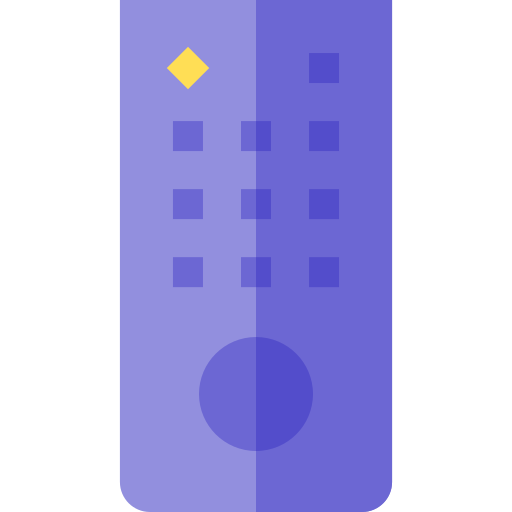 Remote control Basic Straight Flat icon