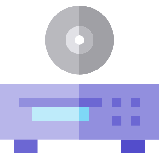 Dvd player Basic Straight Flat icon