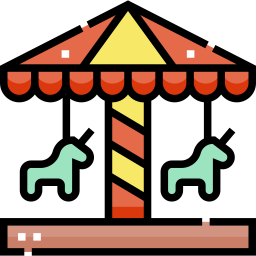 Carousel Detailed Straight Lineal color icon