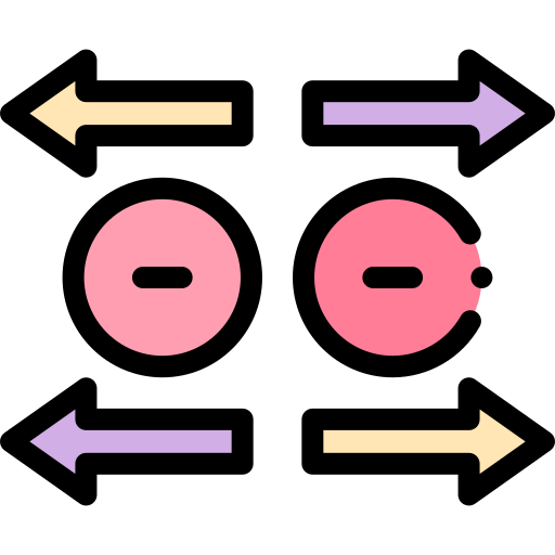 자석 Detailed Rounded Lineal color icon