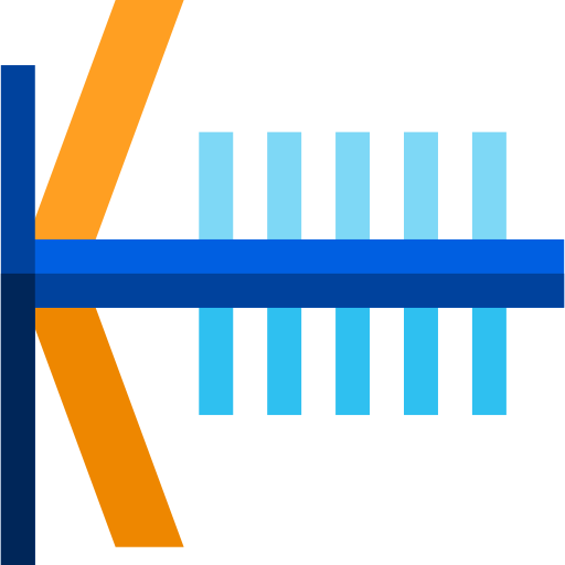 antenne Basic Straight Flat Icône