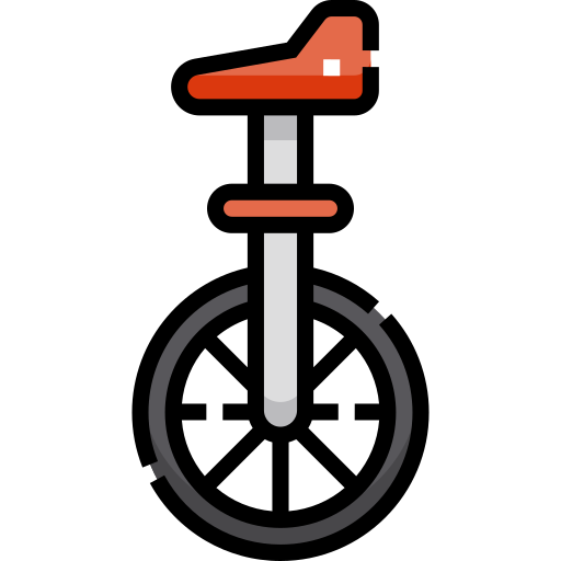 monocykl Detailed Straight Lineal color ikona