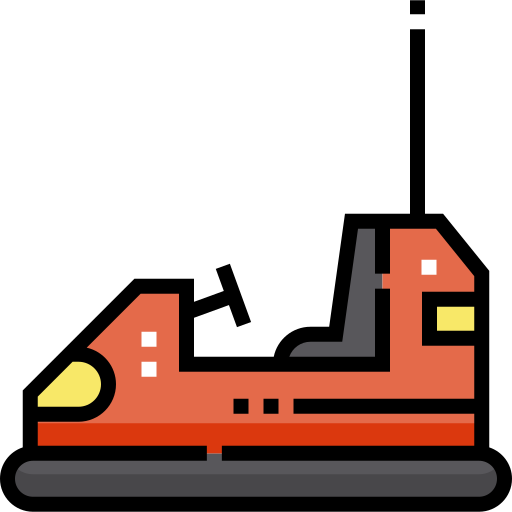バンパーカー Detailed Straight Lineal color icon