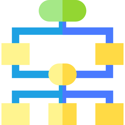 esquema Basic Straight Flat icono