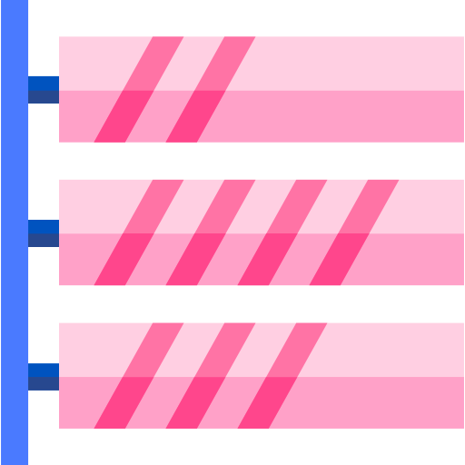 グラフ Basic Straight Flat icon