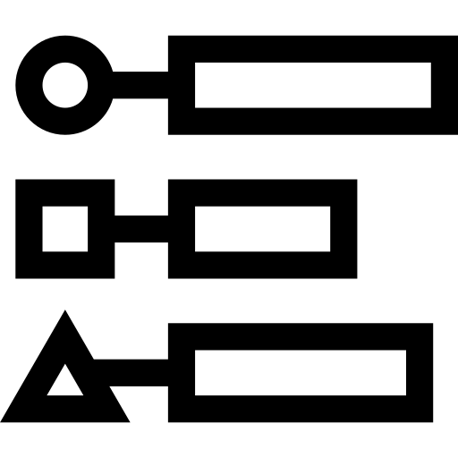 infographie Basic Straight Lineal Icône