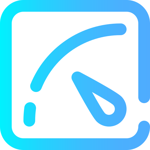 tachometer Super Basic Omission Gradient icon
