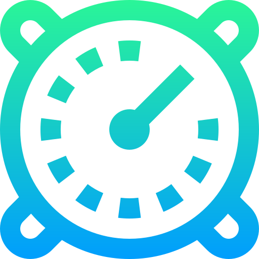 Clock Super Basic Straight Gradient icon