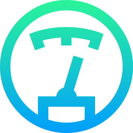 snelheidsmeter Super Basic Straight Gradient icoon