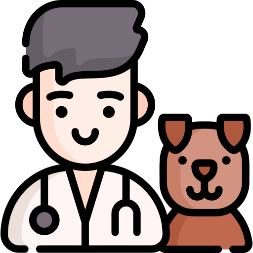 veterinario Special Lineal color icono