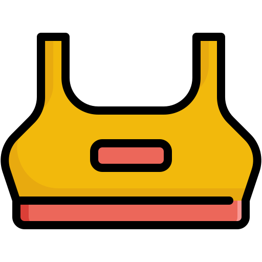 sujetador deportivo Generic Outline Color icono