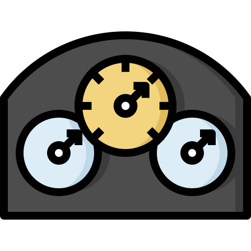 Meter Generic Outline Color icon