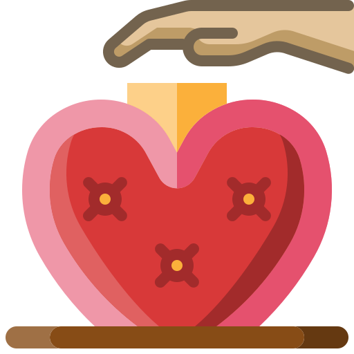 caja corazón Generic Flat icono