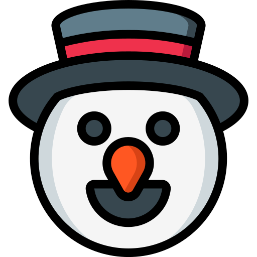 Snowman Basic Miscellany Lineal Color icon