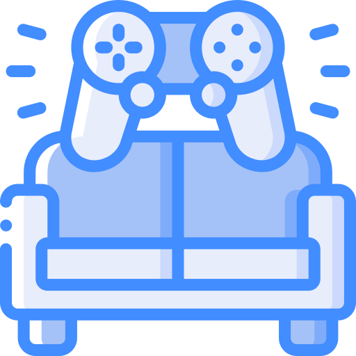 Sofa Basic Miscellany Blue icon