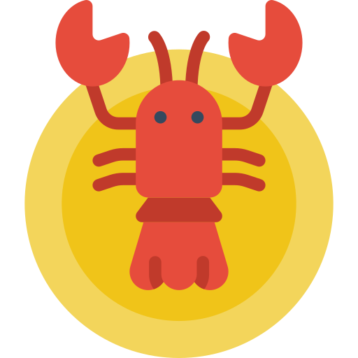Lobster Basic Miscellany Flat icon
