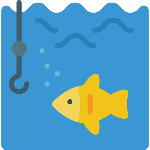 Fishing Basic Miscellany Flat icon