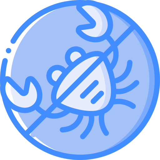 keine meeresfrüchte Basic Miscellany Blue icon