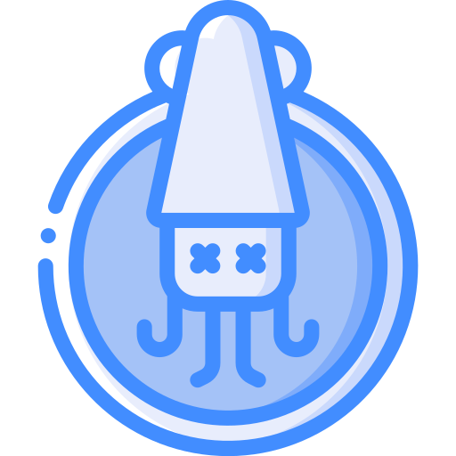 calamar Basic Miscellany Blue icono