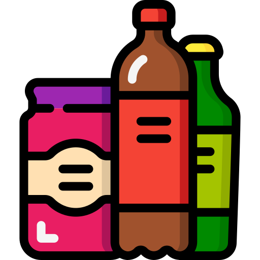 Bottles Basic Miscellany Lineal Color icon