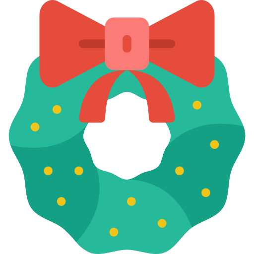 Wreath Basic Miscellany Flat icon