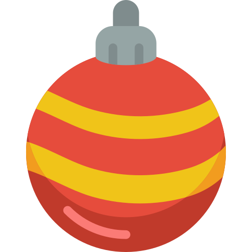 Christmas ornament Basic Miscellany Flat icon