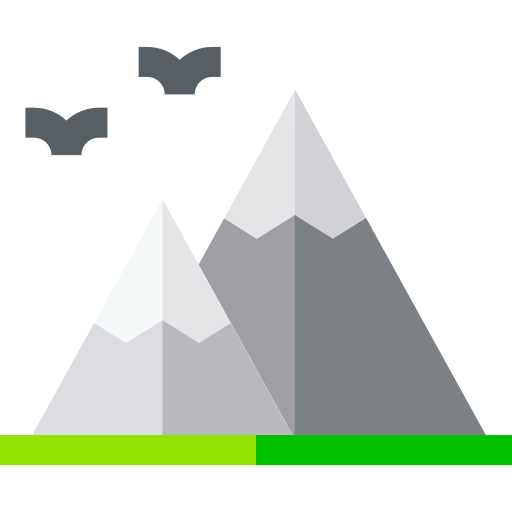 山 Basic Straight Flat icon