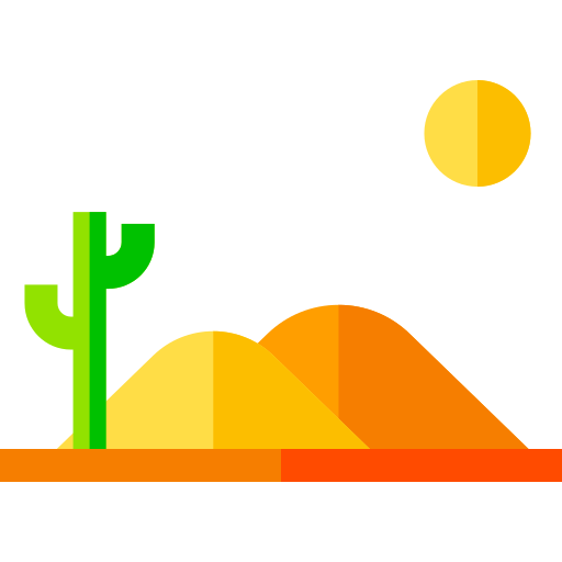 desierto Basic Straight Flat icono
