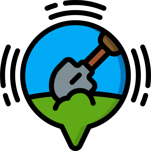 Shovel Basic Miscellany Lineal Color icon