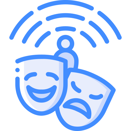 theater Basic Miscellany Blue icon