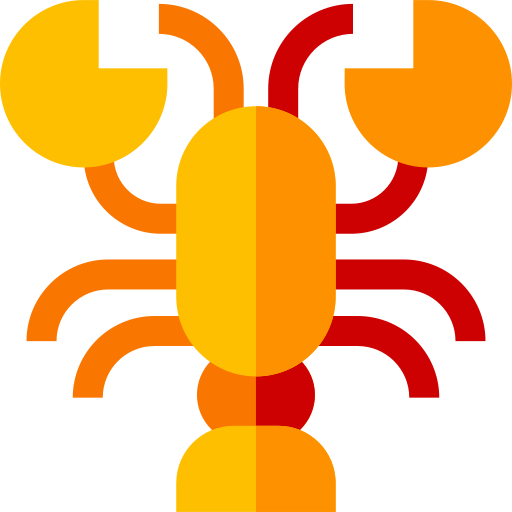 Lobster Basic Straight Flat icon