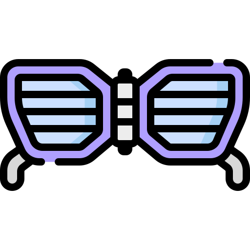 Fun glasses Special Lineal color icon