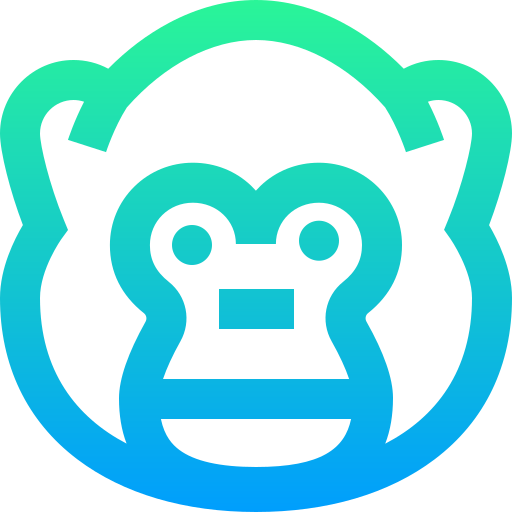 małpa Super Basic Straight Gradient ikona