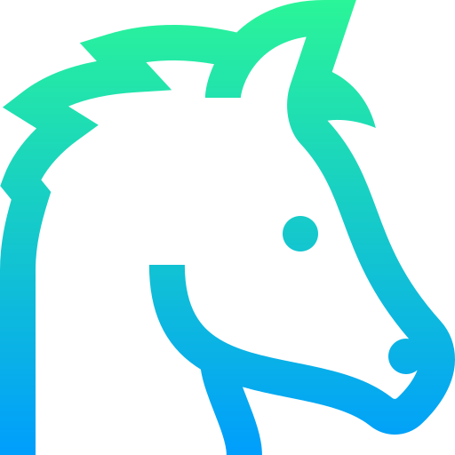 caballo Super Basic Straight Gradient icono