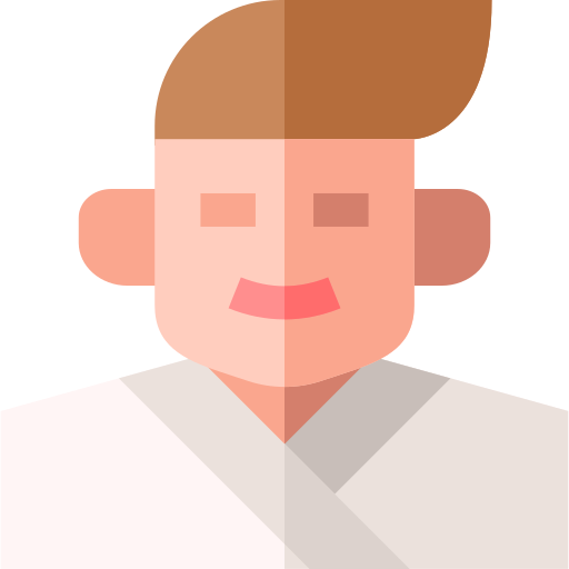 Karate Basic Straight Flat icon