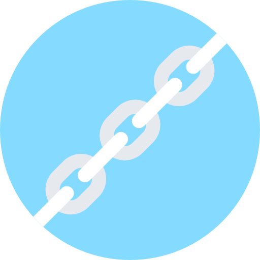 verknüpfung Flat Color Circular icon