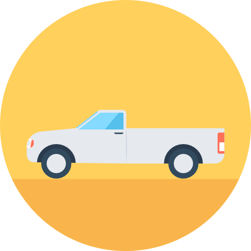 차 Flat Color Circular icon