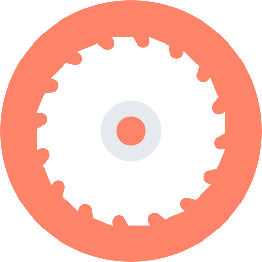 sierra Flat Color Circular icono