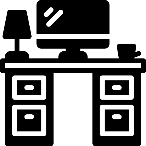 Desk Basic Miscellany Fill icon