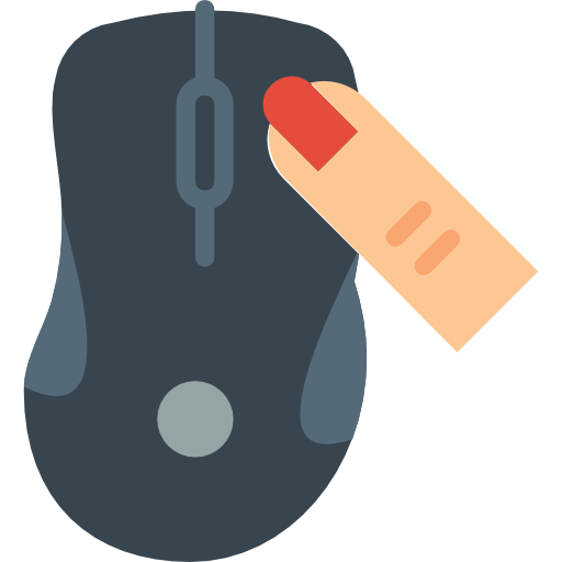 ratón de computadora Basic Miscellany Flat icono