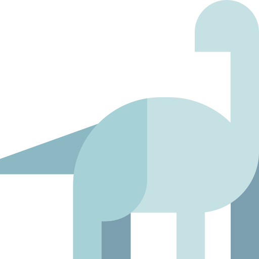 dinosauro Basic Straight Flat icona