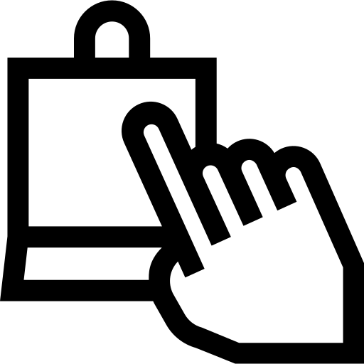 Онлайн шоппинг Basic Straight Lineal иконка