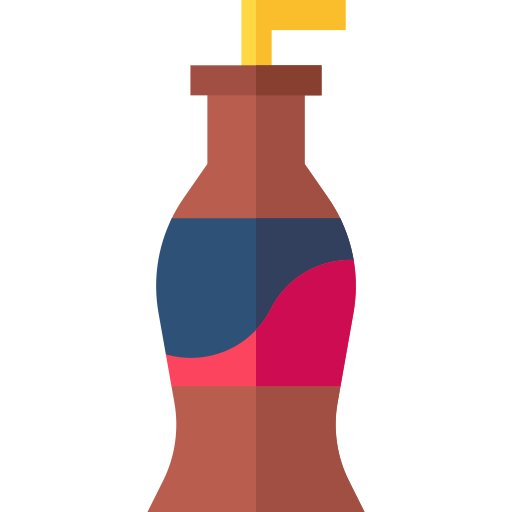 Cola Basic Straight Flat icon