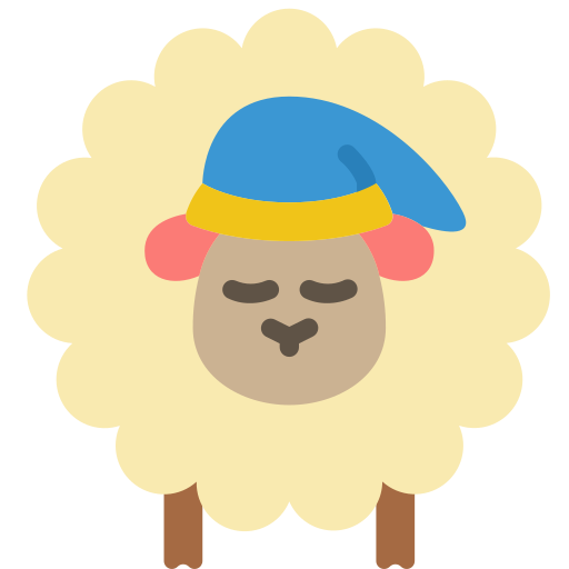 Sheep Basic Miscellany Flat icon