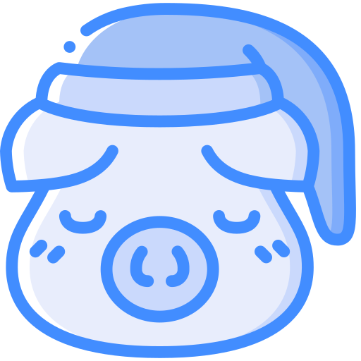 maiale Basic Miscellany Blue icona