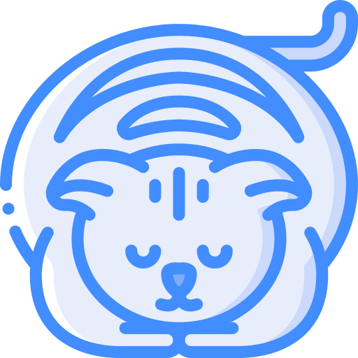 gatto Basic Miscellany Blue icona