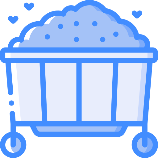 vuilnisbak Basic Miscellany Blue icoon
