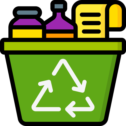 Recycling bin Basic Miscellany Lineal Color icon