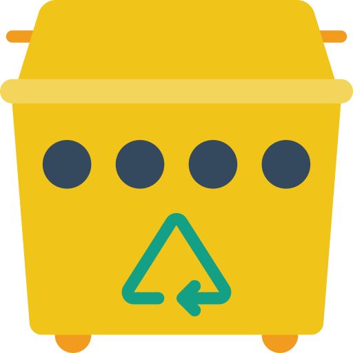 Recycling bin Basic Miscellany Flat icon